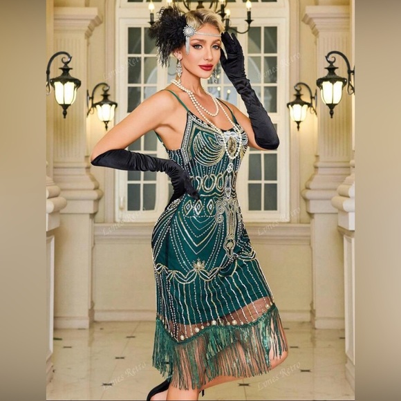 1920’s flapper dress - Picture 3 of 5